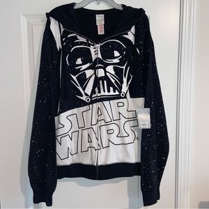 Star Wars Darth Vader Hooded Jacket Adult Size XL Disney Store New